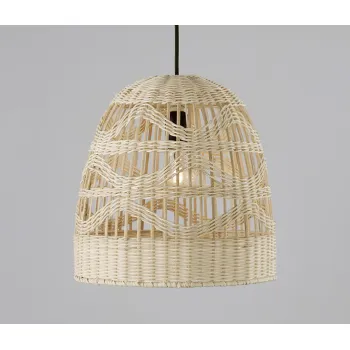 Nova Luce Marlo bézs-fekete függesztett lámpa (NL-9586505) E27 1 izzós IP20