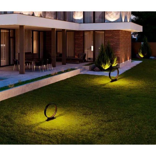 Nova Luce Metro  fekete LED kültéri állólámpa (NL-9030716) LED 1 izzós IP65