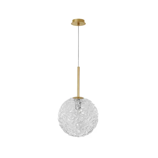 Nova Luce Mirano sárgaréz-átlátszó függesztett lámpa (NL-9260211) E27 1 izzós IP20 Nova Luce Mirano sárgaréz-átlátszó függesztett lámpa (NL-9260211) E27 1 izzós IP20