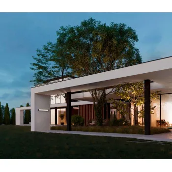 Nova Luce Nova  fekete LED kültéri fali lámpa (NL-9030943) LED 1 izzós IP65