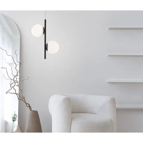 Nova Luce Nuvole fekete-fehér LED függesztett lámpa (NL-9061436) LED 1 izzós IP20 Nova Luce Nuvole fekete-fehér LED függesztett lámpa (NL-9061436) LED 1 izzós IP20