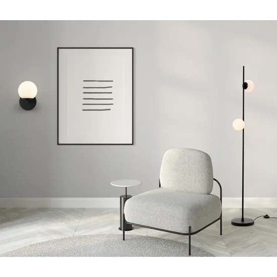 Nova Luce Nuvole fekete-fehér LED falikar (NL-9061439) LED 1 izzós IP20 Nova Luce Nuvole fekete-fehér LED falikar (NL-9061439) LED 1 izzós IP20