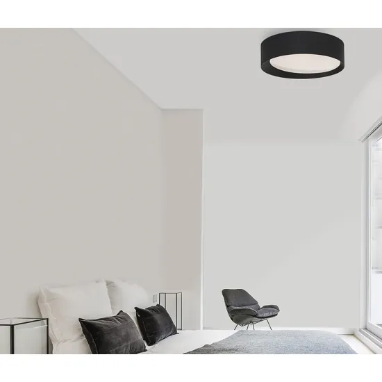 Nova Luce Oby fekete LED mennyezeti lámpa (NL-9085221) LED 1 izzós IP20 Nova Luce Oby fekete LED mennyezeti lámpa (NL-9085221) LED 1 izzós IP20