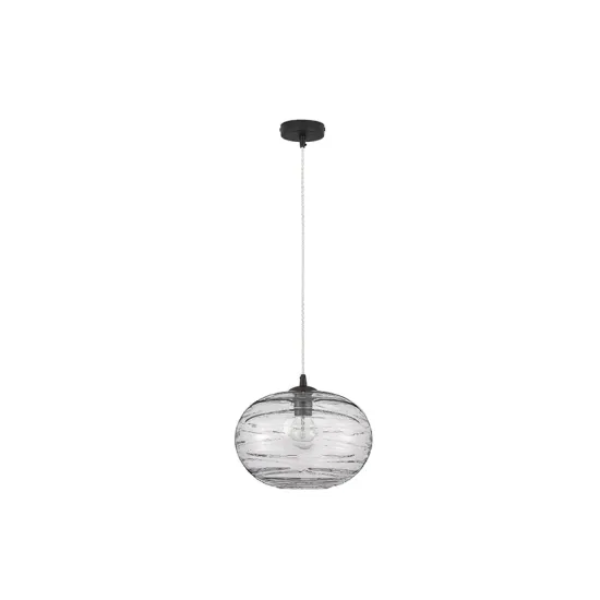 Nova Luce Odillia fekete-füstszínű függesztett lámpa (NL-9028857) G9 7 izzós IP20