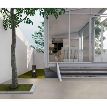 Nova Luce Pacific  fekete-átlátszó kültéri állólámpa (NL-9030603) E27 1 izzós IP65