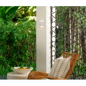 Nova Luce Polly  fehér LED kültéri fali lámpa (NL-9030923) LED 1 izzós IP65