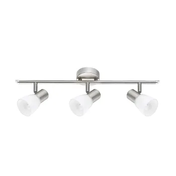 Nova Luce Publico fehér-króm mennyezeti spotlámpa (NL-667003) E14 3 izzós IP20