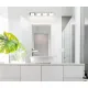 Nova Luce Sabia ezüst fali lámpa (NL-9122341) LED 1 izzós IP20 Nova Luce Sabia fehér-króm vízvédett LED fali lámpa (NL-9122341) LED 1 izzós IP44