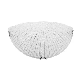 Nova Luce Shell fehér-króm fali lámpa (NL-702201) E27 1 izzós IP20