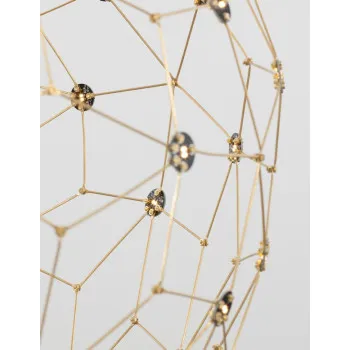 Nova Luce Sole arany LED függesztett lámpa (NL-9186001) LED 1 izzós IP20