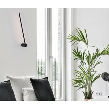 Nova Luce Synthesi fekete LED falikar (NL-9009322) LED 1 izzós IP20