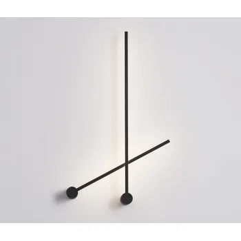 Nova Luce Synthesi fekete LED falikar (NL-9009324) LED 1 izzós IP20