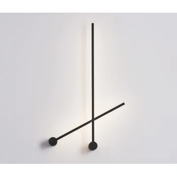 Nova Luce Synthesi fekete LED falikar (NL-9009324) LED 1 izzós IP20 Nova Luce Synthesi fekete LED falikar (NL-9009324) LED 1 izzós IP20