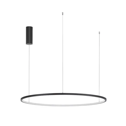 Nova Luce Tarquin fekete LED függesztett lámpa (NL-9345609) LED 1 izzós IP20