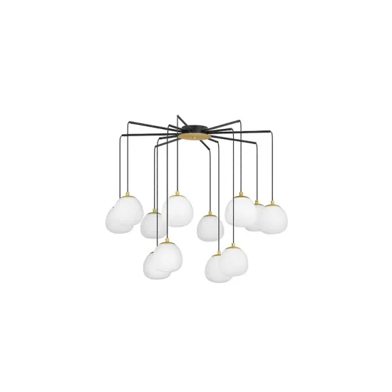 Nova Luce The Egg arany-fehér függesztett lámpa (NL-9009261) G9 12 izzós IP20