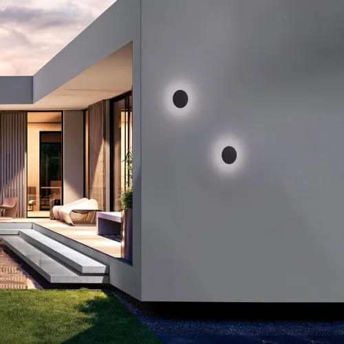 Nova Luce Tower  fekete LED kültéri fali lámpa (NL-9030824) LED 1 izzós IP65