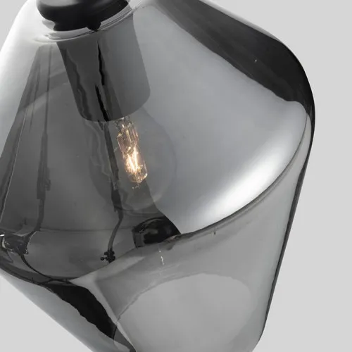 Nova Luce Veiro króm-fekete függesztett lámpa (NL-9724102) E27 1 izzós IP20
