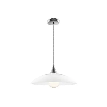 Nova Luce Vicino fehér-króm függesztett lámpa (NL-6302361) E27 1 izzós IP20