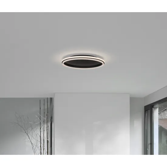 Nova Luce Willow fekete LED mennyezeti lámpa (NL-9212915) LED 1 izzós IP20 Nova Luce Willow fekete LED mennyezeti lámpa (NL-9212915) LED 1 izzós IP20