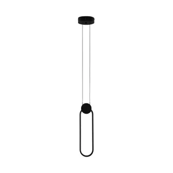 Nova Luce Wiro fekete LED függesztett lámpa (NL-9080132) LED 1 izzós IP20 Nova Luce Wiro fekete LED függesztett lámpa (NL-9080132) LED 1 izzós IP20