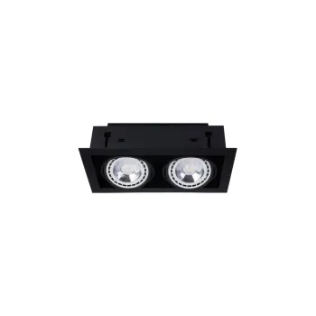 Nowodvorski Downlight fekete beépíthető lámpa (TL-9570) GU10 2 izzós  IP20