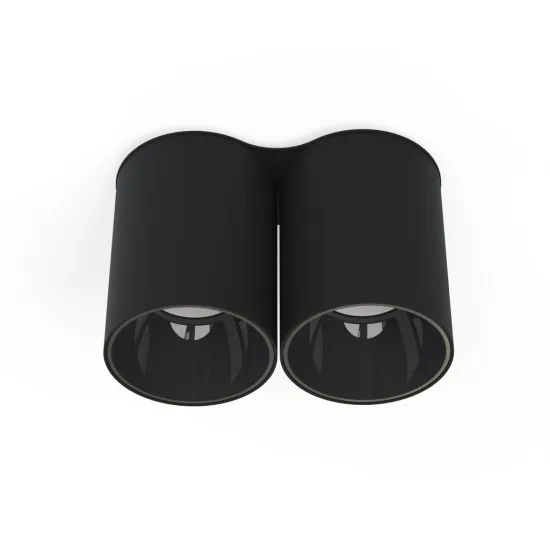 Nowodvorski Eye Tone fekete mennyezeti spotlámpa (TL-8086) GU10 2 izzós  IP20