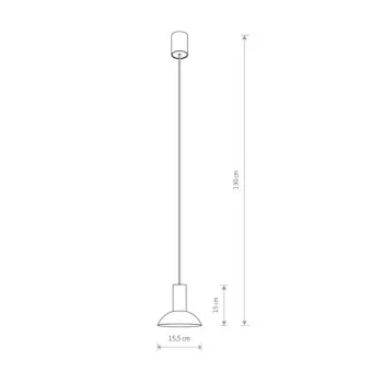 Nowodvorski Hermanos fekete függesztett lámpa (TL-8192) GU10 1 izzós IP20