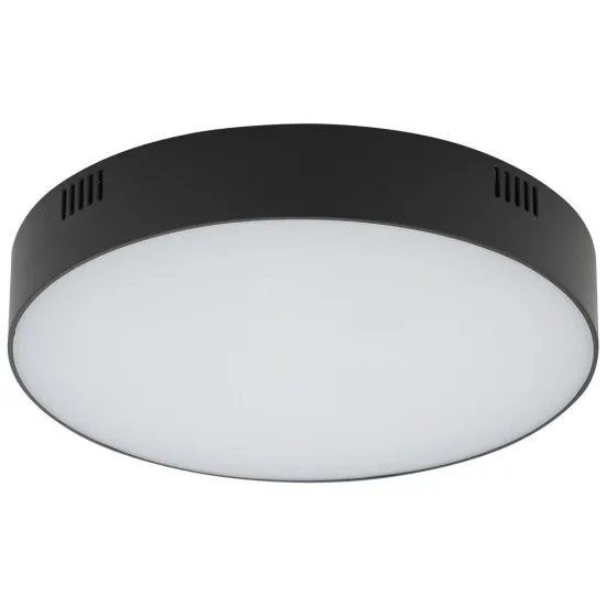 Nowodvorski Lid Round fekete LED mennyezeti lámpa (TL-10417) LED 1 izzós IP20