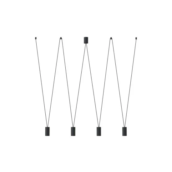 Nowodvorski MORE EYE fekete  függesztett lámpa (TL-7822) G9 4 izzós IP20