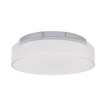 Nowodvorski Pan átlátszó-króm LED fürdőszobai mennyezeti lámpa (TL-8173) LED 1 izzós  IP44