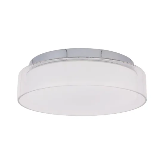 Nowodvorski Pan átlátszó-króm LED fürdőszobai mennyezeti lámpa (TL-8173) LED 1 izzós  IP44
