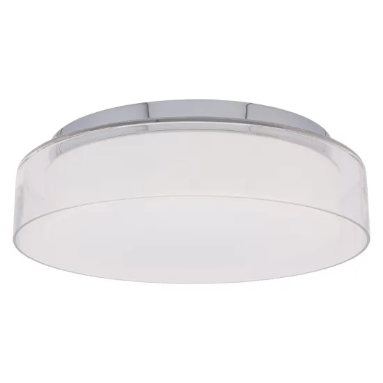 Nowodvorski Pan átlátszó-króm LED fürdőszobai mennyezeti lámpa (TL-8174) LED 1 izzós  IP44