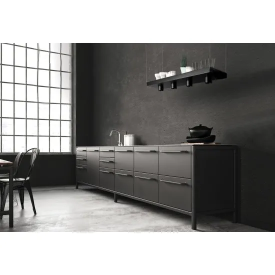 Nowodvorski Plant fekete függesztett lámpa (TL-9381) GU10 4 izzós IP20