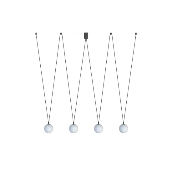 Nowodvorski SLING fekete  függesztett lámpa (TL-10354) G9 4 izzós IP20