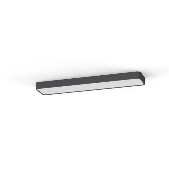 Nowodvorski Soft grafit-fehér LED mennyezeti lámpa (TL-7531) T8 2 izzós IP20