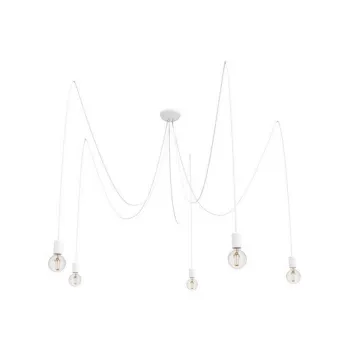 NOWODVORSKI SPIDER fehér függesztett lámpa (TL-9744) E27 5 izzós IP20