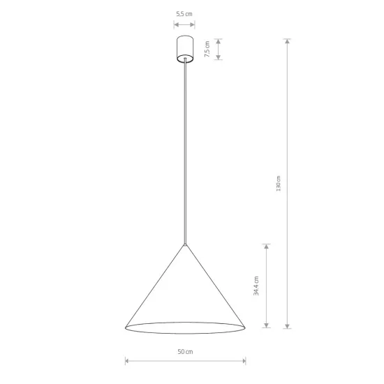 Nowodvorski Zenith sötétszürke függesztett lámpa (TL-10873) GU10 1 izzós IP20