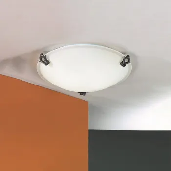 Orion Abele elefántcsont-fekete mennyezeti lámpa (ORI-NU 9-343/40) E27 2 izzós IP20