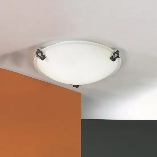 Orion Abele elefántcsont-fekete mennyezeti lámpa (ORI-NU 9-343/40) E27 2 izzós IP20