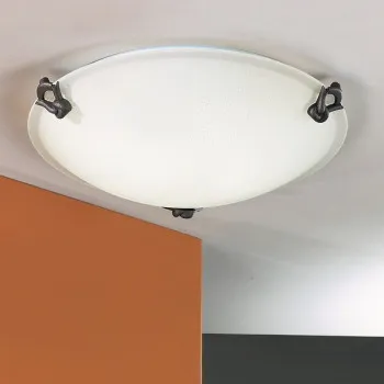 Orion Abele elefántcsont-fekete mennyezeti lámpa (ORI-NU 9-343/40) E27 2 izzós IP20