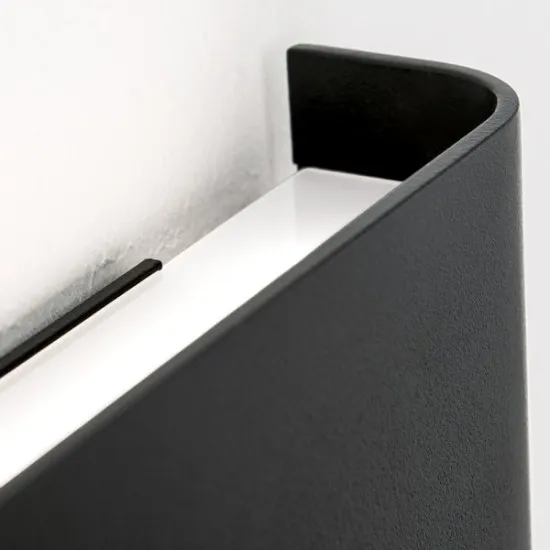 Orion Accent fekete LED fali lámpa (ORI-WA 2-1472_BL) LED 1 izzós IP20