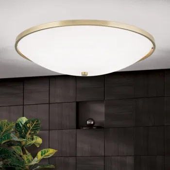 Orion Aida sárgaréz-opál mennyezeti lámpa (ORI-DL 7-531/56_BR) E27 5 izzós IP20