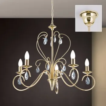 Orion Alessia arany csillár (ORI-LU 1658/5_GO) E14 5 izzós IP20