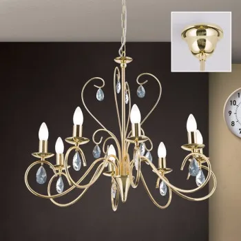 Orion Alessia arany csillár (ORI-LU 1658/8_GO) E14 8 izzós IP20