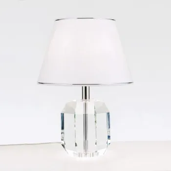 Orion Alexis króm-fehér asztali lámpa (ORI-LA 4-1208_CHR) E27 1 izzós IP20