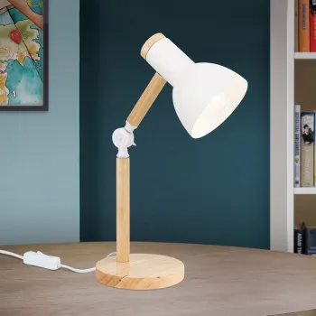 Orion Anika natúr-fehér asztali lámpa (ORI-LA 4-1220_WH) E27 1 izzós IP20