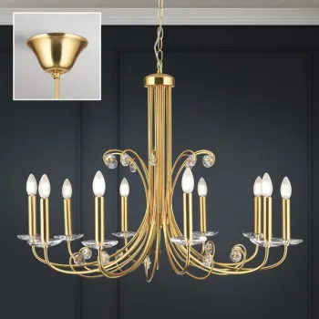 Orion Ariane arany csillár (ORI-LU 1842/10_GO) E14 10 izzós IP20