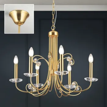 Orion Ariane arany csillár (ORI-LU 1842/6_GO) E14 6 izzós IP20