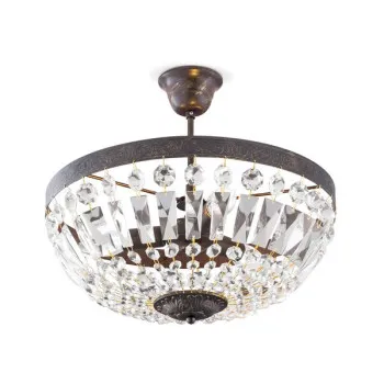 Orion Arila antik arany-átlátszó mennyezeti lámpa (ORI-DL 7-487/3) E14 3 izzós IP20