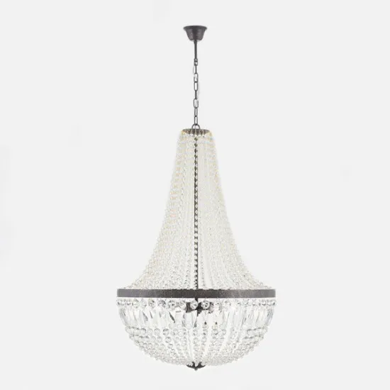 Orion Arila antik arany-átlátszó függesztett lámpa (ORI-HL 6-1497/6) E27 6 izzós IP20